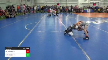 B-55 lbs 7th Place - Waylon Wooley, MI vs Thoryn McGuire, WV