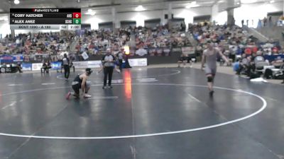 A 190 lbs Champ. Round 1 - Cory Hatcher, Alcoa High School vs Alex Anez, Station Camp High School
