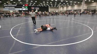 100 lbs Quarters - Mason Rivera, Greater Heights Wrestling Club vs Davis Westendorf, Immortal Athletics WC