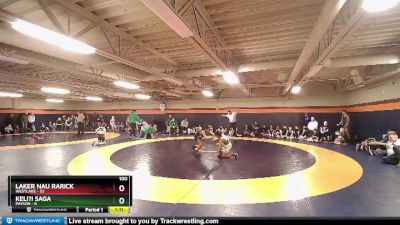 100 lbs Quarters & 1st Wb (16 Team) - Laker Nau Rarick, Westlake vs Keli?i Saga, Payson