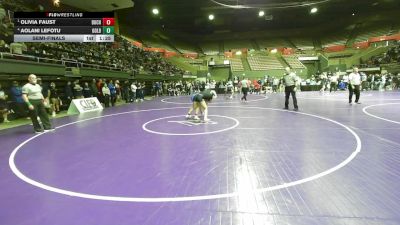 155 lbs Semifinal - Olivia Faust, Buchanan vs Aolani Lefotu, Golden Valley (Bakersfield)