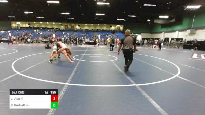 165 lbs Consi Of 16 #2 - Lincoln Jipp, IA vs Bryce Burkett, MN