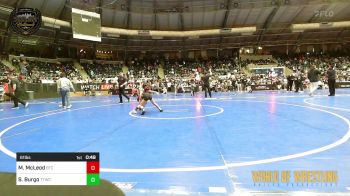 61 lbs Semifinal - Mackenzie McLeod, Bison Takedown Club vs Savina Burgo, Team Tulsa Wrestling Club