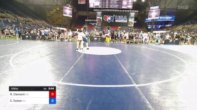 126 lbs Cons 64 #2 - Ryan Clement, New Mexico vs Charlie Dykes, Missouri