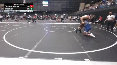 285 lbs Champ. Round 2 - Wilbert Martin, Texas Wesleyan vs Gabe Kant, Concordia (Neb.)