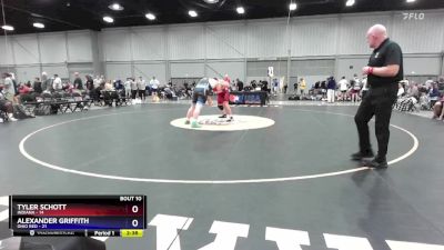 285 lbs Round 3 (8 Team) - Tyler Schott, Indiana vs Alexander Griffith, Ohio Red