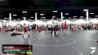 100 lbs Round 7 (8 Team) - Logan VanWagenen, Team Smash vs Jack Cherry, PA Alliance Blue