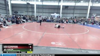 105 lbs Cons. Round 4 - Jet Chacon, Rocky Mountain Middle School vs Levi Fitzsimmons, Legacy Wrestling Academy