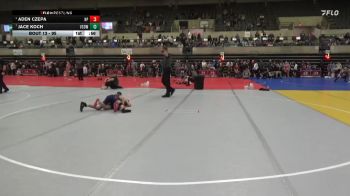 95 lbs Quarterfinal - Aden Czepa, New Prague vs Jace Koch, Victory School Of Wrestling