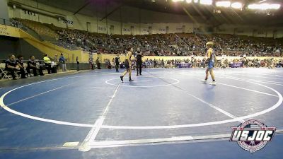 80 lbs Rr Rnd 1 - Dawson Howard, Blanchard Wrestling Club vs Laura Topaum, Midwest City Bombers Youth Wrestling Club