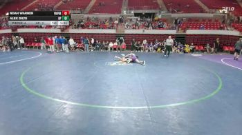 150 lbs Round 5 - 1st, 3rd, 5th, And 7th - Noah Warner, Comal Pieper vs Alex Dilts, Dallas Highland Park