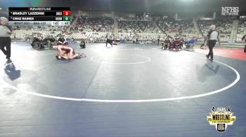 B6A-157 lbs Champ. Round 1 - Bradley Lazzerini, Owasso vs Cruz Raines, Norman