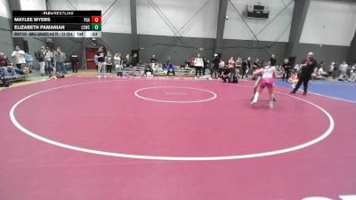 Champ. Round 2 - Maylee Myers, Pioneer Grappling Academy vs Elizabeth Pamanian, Lake Stevens Wrestling Club
