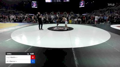 126 lbs Rnd Of 32 - Jackson Heslin, CT vs Edwin Sierra, CA