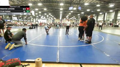 145 lbs Rr Rnd 1 - Ayden Mosher, MI MAFIA (COBRA MAFIA) vs Cade Zuber, ICE Wrestling Gold