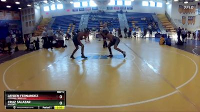 144 White Cons. Round 1 - JAYDEN FERNANDEZ, Cypress Creek H S vs Cruz Salazar, Hagerty