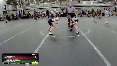 80 lbs Round 2 (4 Team) - TJ Howard, Iron Horse vs Michael Nicosia, Grit Mat Club