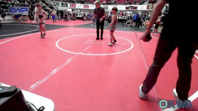 80 lbs Semifinal - Raiff Matheson, Pryor Tigers vs Knox Lopez, Team Tulsa Wrestling Club