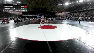 Boys 2A 165 lbs Cons. Round 3 - Wyatt Rodarte, Orting vs Jay Johnson, Chief Sealth