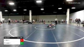 95 lbs Consolation - Layne Horn, IN vs Michael Lopez, CO