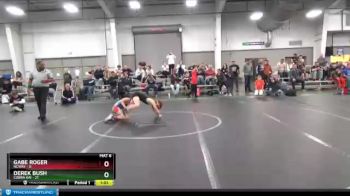 88 lbs Finals (2 Team) - Derek Bush, Cobra Kai vs Gabe Roger, NCWAY
