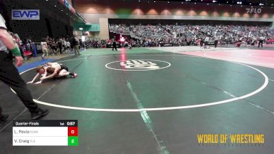 64 lbs Quarterfinal - Luca Pavia, Sunkist Kids Monster Garage vs Van Craig, Florida Scorpions