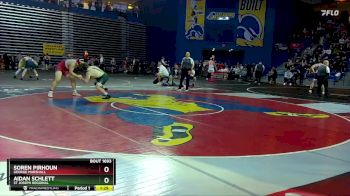 215 lbs Quarterfinal - Aidan Schlett, St Joseph Regional vs Soren Pirhoun, George Marshall