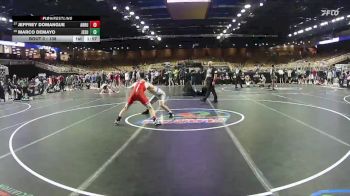 138 lbs Champ. Round 1 - Jeffrey Domangue, Archbishop Rummel vs Marco DeMayo, Jesuit