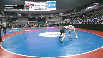 6A 132 lbs Semifinal - Zeke Smith, Mortimer Jordan HS vs Camden Fielder, Athens