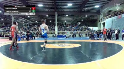 120 lbs Quarterfinal - Reece Dixon, Arbor View vs Jadyn Dewart, Reed