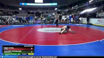 7 lbs Quarterfinal - Zachary Mcfarland, Enterprise HS vs Toby Hymel, Daphne