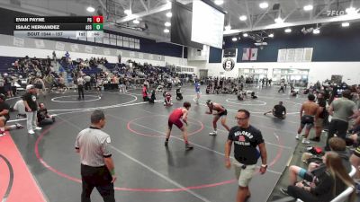 157 lbs Cons. Round 4 - Evan Payne, Petersons Grapplers vs Isaac Hernandez, ASG