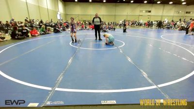 90 lbs Rr Rnd 5 - Ledger Wright, Powerhouse Gold 9U vs Brooks Halverson, Untouchables 9U