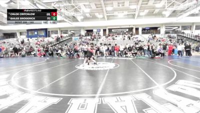 140 lbs Quarterfinal - Chloe Critchlow, Grantsville vs Bailee Broderick, Payson