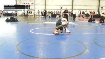 120 lbs Consi Of 64 #1 - Gavin Hickey, NC vs Braxton Smith, NM