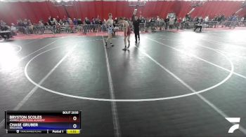 138 lbs Champ. Round 1 - Bryston Scoles, Askren Wrestling Academy vs Chase Gruber, Wisconsin