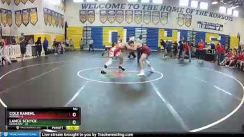 182 lbs Quarterfinals (8 Team) - Cole Kanehl, Hudson vs Lance Schyck, Lemon Bay