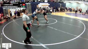 190 lbs. Champ. Round 2 - Claire Mangiapanello, Francis Howell vs Synaya Lewis, Battle