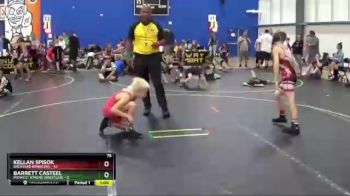 75 lbs Round 3 (6 Team) - Kellan Spisok, Backyard Brawlers vs Barrett Casteel, Midwest Xtreme Wrestling