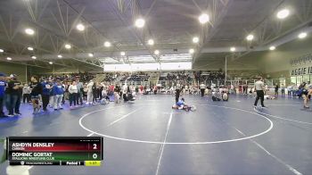 106 lbs Cons. Round 2 - Dominic Gortat, Stallions Wrestling Club vs Ashdyn Densley, Carbon