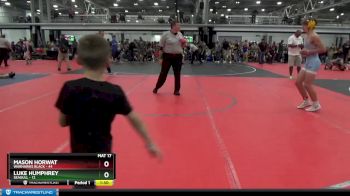 140 lbs Round 4 (6 Team) - Luke Humphrey, Seagull vs Mason Horwat, Warhawks Black