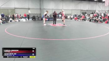 190 lbs 2nd Wrestleback (16 Team) - Carlea Grissom, Tennessee vs Genevieve An, Georgia Blue