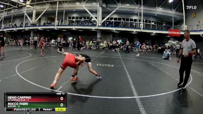 84 lbs Round 4 (8 Team) - Geno Carpino, U2 Uprising Blue vs Rocco Fabri, Buxton