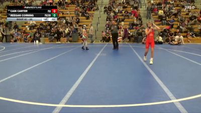 85 lbs Cons. Round 4 - Cain Carter, Pinnacle vs Reegan Corning, Pardeeville Boys Club Youth Wr
