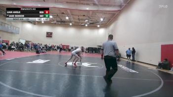 120 lbs Cons. Round 2 - Liam Angle, West Holmes vs Jase Sensor, Hartland