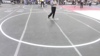 58 lbs Round Of 32 - Wyatt Johnson, Fallon Outlaws WC vs Cruz Austin, GomezBrothersGrapplingAcademy