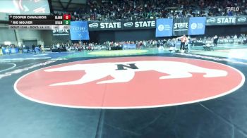 Boys 1A 132 lbs Cons. Round 2 - Rio Molver, Granite Falls vs Cooper Chwalibog, Blaine