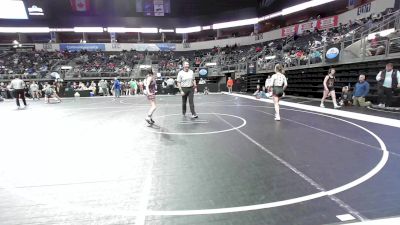 103.6 lbs Semifinal - Mara Vanderpool, Nebraska Wrestling Academy vs Teja Bradley, Adrian Blackhawks