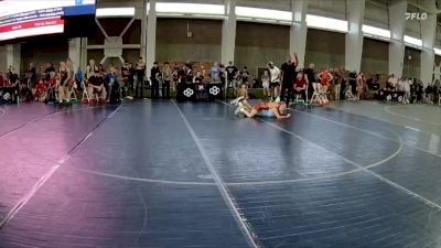 96 lbs Champ. Round 1 - Levic McGee, Wyoming vs Beckett Berglund, Utah