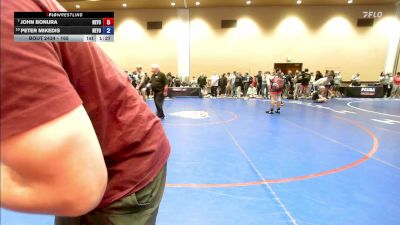 165 lbs Champ. Round 2 - John Bonura, New York vs Peter Mikedis, New York